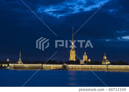 Peter-Pavel's Fortress Evening City Saint-Petersburg Peter-Pavel's Fortress Evening City Saint-Petersburg 60713109