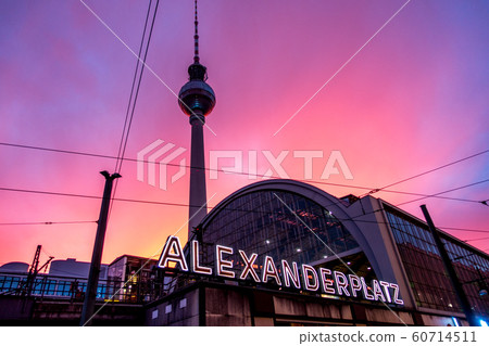 庫存照片|德國|柏林|亞歷山大廣場| 60714511