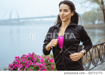 Positive delighted young woman having active life 60715773