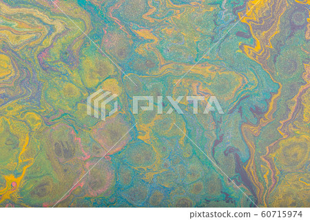 Abstract color background from liquid paints 60715974