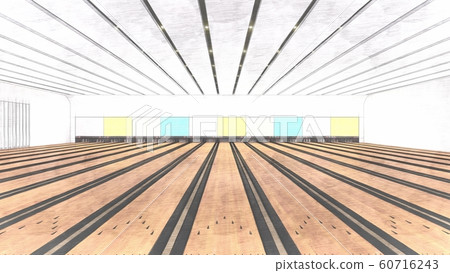 Bowling Alley No People Illustration 87 60716243