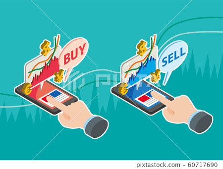 智能手機外匯交易交易圖表應用程序 60717690