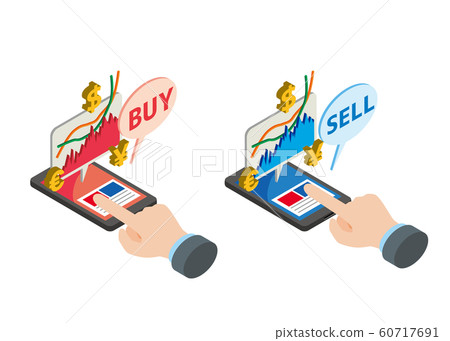 智能手機外匯交易交易圖表應用程序 60717691