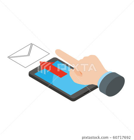 電子郵件傳輸智能手機智能手機工作 60717692