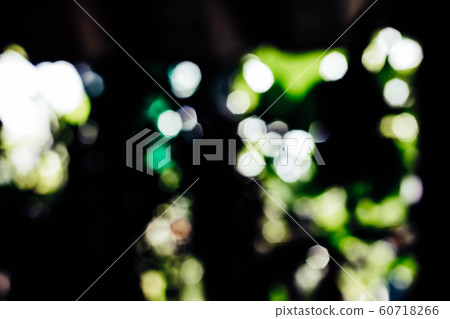 Abstract nature green bokeh background. Blurred for background. 60718266
