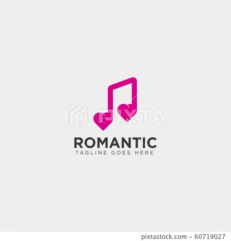 love music symbol or logo template vector love music symbol or logo template vector 60719027