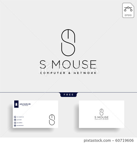 mouse typelogo text logo template vector mouse typelogo text logo template vector 60719606