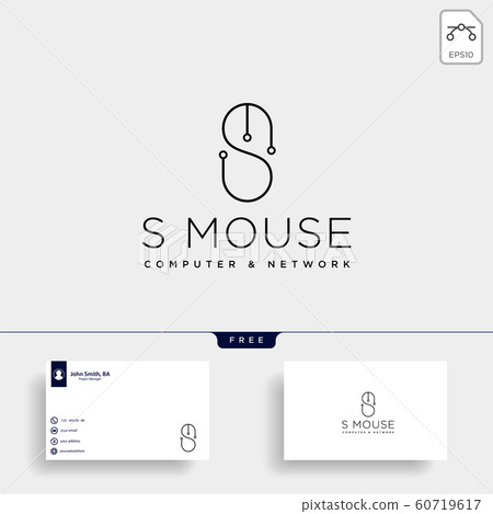 mouse typelogo text logo template vector mouse typelogo text logo template vector 60719617