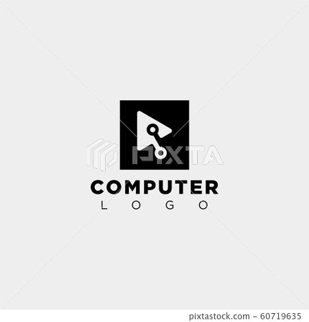 digital pointer technology creative logo template digital pointer technology creative logo template 60719635