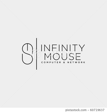 mouse typelogo text logo template vector 60719637