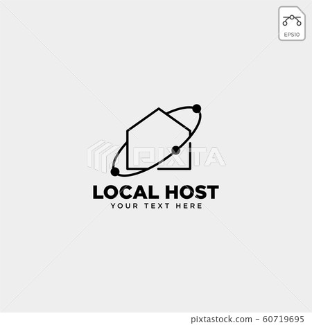 home network connection logo template vector home network connection logo template vector 60719695