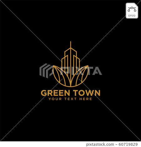 green city agriculture with gold color logo green city agriculture with gold color logo 60719829