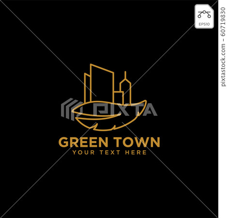 green city agriculture with gold color logo green city agriculture with gold color logo 60719830