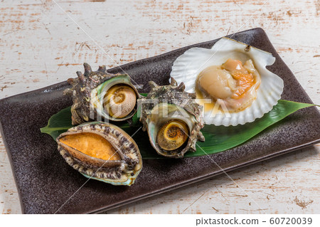 海鮮(扇貝,鮑魚,頭巾) 海鮮(扇貝,鮑魚,頭巾) 60720039