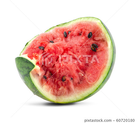 watermelon an isolated on white background 60720180