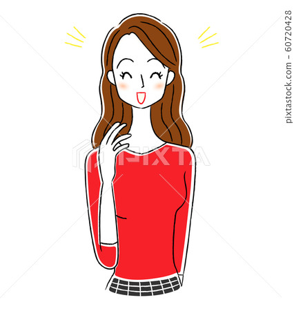 女士美女微笑喜悅 60720428