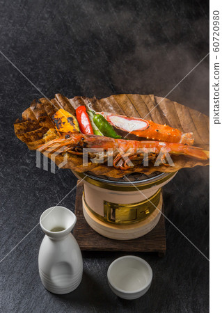 典型的日本料理，海鮮拼盤 60720980