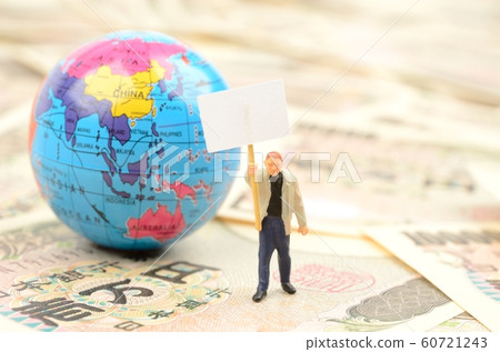 Appealing person, earth, money 60721243