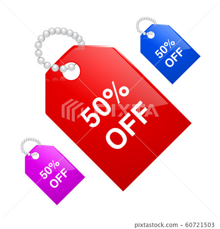Sale 50% Off Label. vector Illustration Sale 50% Off Label. vector Illustration 60721503
