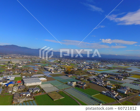 吉野河左岸的航拍照片〜無人機(德島縣綾部加美町) 吉野河左岸的航拍照片〜無人機(德島縣綾部加美町) 60721812