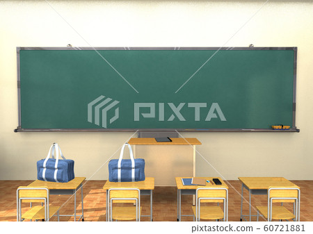 學校教室黑板 60721881