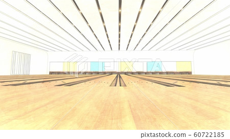 Bowling Alley No People Illustration 2-39 60722185