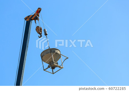 machinery crane hoisting cement mortar mixer bucket 60722285