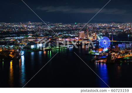 aki島宇宙塔的大阪夜景(大阪府S島縣政府) aki島宇宙塔的大阪夜景(大阪府S島縣政府) 60723159