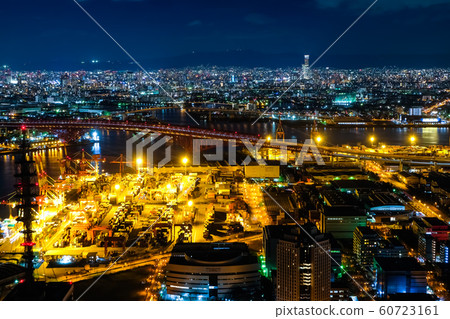 aki島宇宙塔的大阪夜景(大阪府S島縣政府) aki島宇宙塔的大阪夜景(大阪府S島縣政府) 60723161
