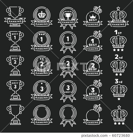 Ranking Simple icon - Stock Illustration [60723680] - PIXTA
