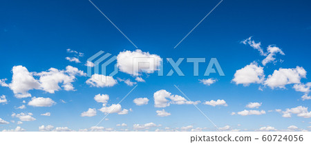 Panorama sky and clouds natural background. 60724056