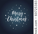 We wish You a Merry Christmas - vector calligraphy 60725383