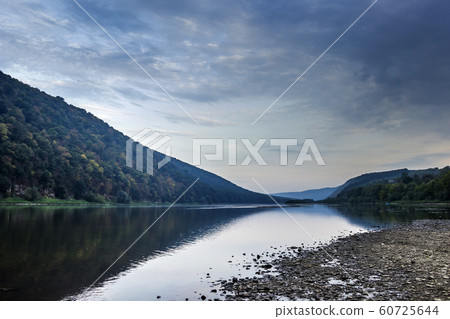 Dniester river landscape Dniester river landscape 60725644