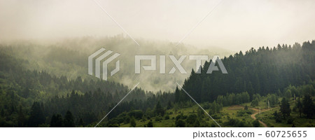 a carpathian landscape at the morning a carpathian landscape at the morning 60725655