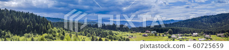 carpathian rural landscape 60725659