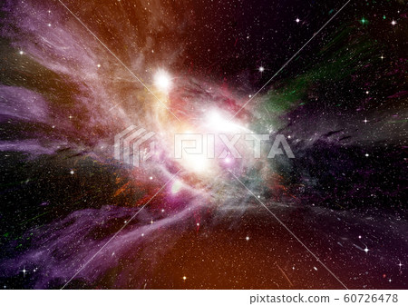 galaxy in a free space. 3D rendering galaxy in a free space. 3D rendering 60726478