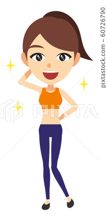 Woman who succeeded in body makeup Woman who succeeded in body makeup 60726790