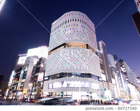 東京銀座4丁目十字路口 東京銀座4丁目十字路口 60727340