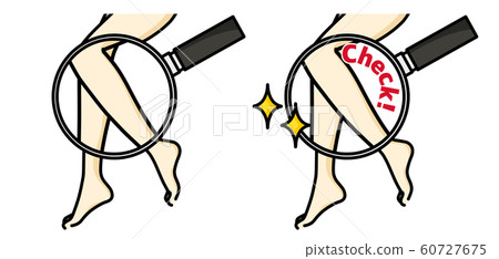 苗條的雙腿小腿特寫 60727675