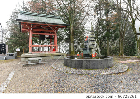 Hieizan Enryakuji Temple bell tower and spring water in the Amida temple precincts Hieizan Enryakuji Temple bell tower and spring water in the Amida temple precincts 60728261