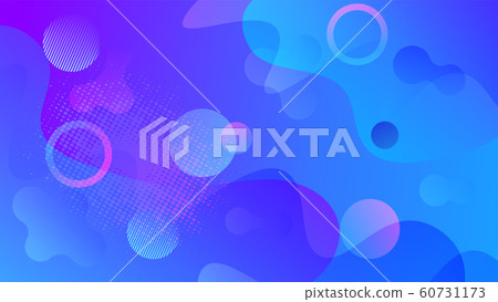 Abstract background in blue shades. 3d fluid shape Abstract background in blue shades. 3d fluid shape 60731173