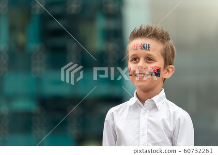 Portrait of smiling Austrlian boy 60732261