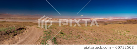 Spectacular panorama of the desert in Atacama valley Spectacular panorama of the desert in Atacama valley 60732508