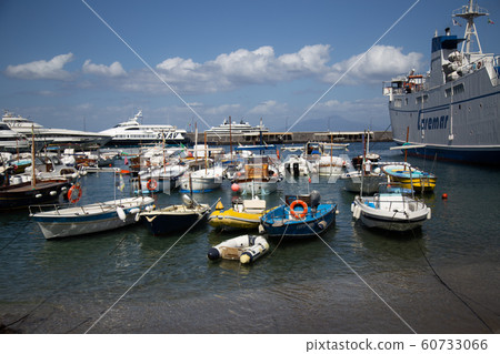 Sightseeing in Italy: Capri port Sightseeing in Italy: Capri port 60733066