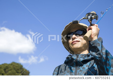 Mountain stream fishing image Male to mountain stream fishing 60733281