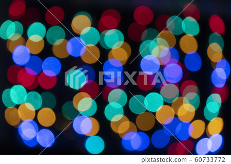Abstract christmas background with blur bokeh effect 60733772