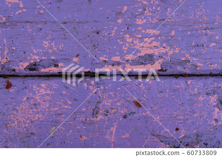 Purple rose wooden background. Painted, peeled wood texture. Background photo 60733809