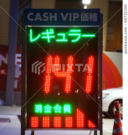 Price display of gas stations Price display of gas stations 60735160