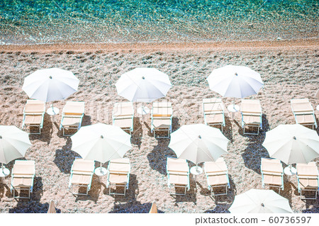 Beautiful beach with clear water in the reserve Gargano 60736597