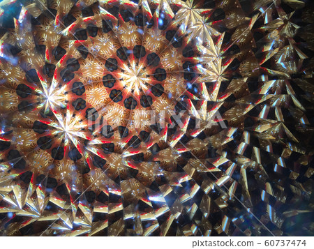 Kaleidoscopic image (shooting done with real 60737474